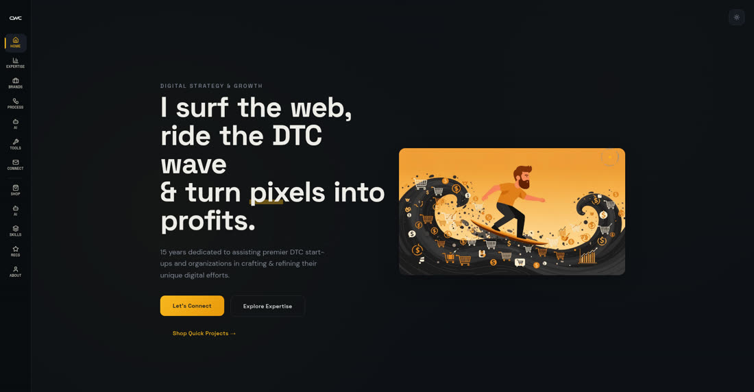 chadwestleigh.com — Chad Westleigh, digital strategy and growth